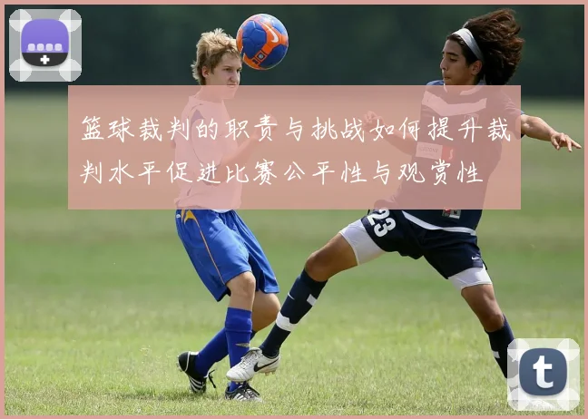 篮球裁判的职责与挑战如何提升裁判水平促进比赛公平性与观赏性